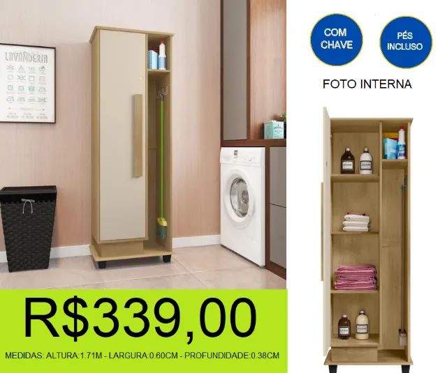 multiuso  - lavandeira - com pés - compre hoje e receba em até 72 horas  - Foto 3