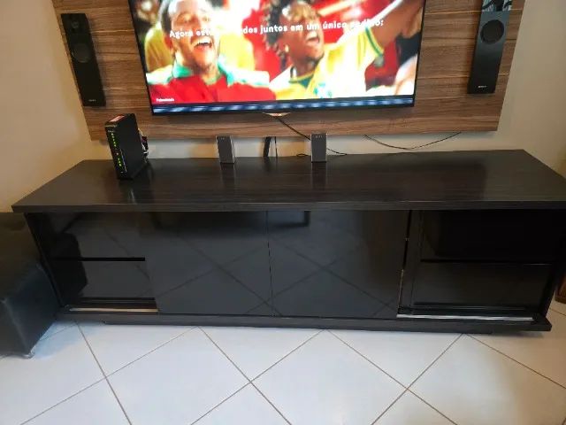 Rack sala TV. Preto