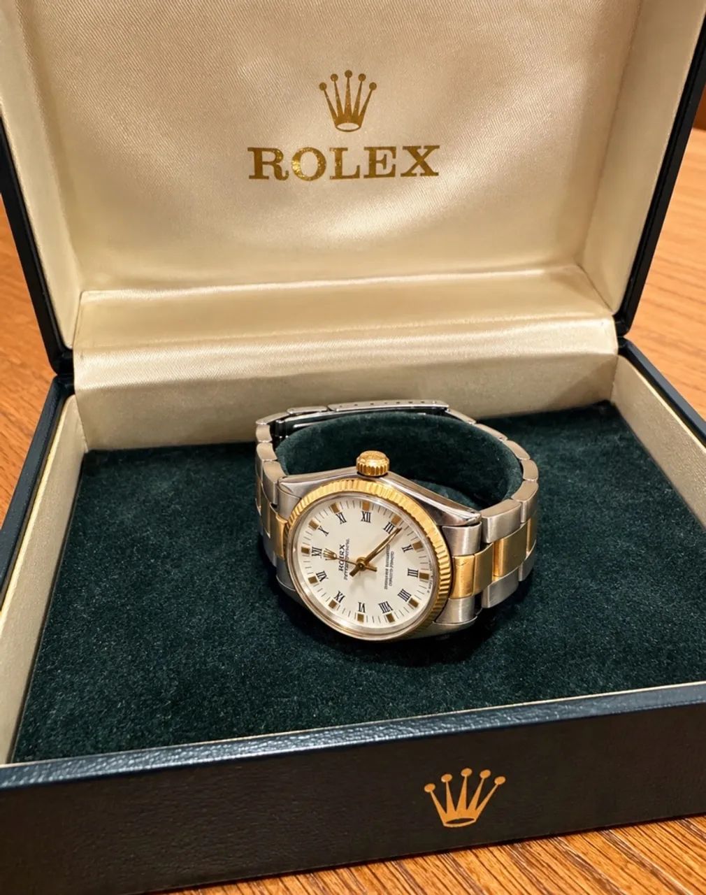 Relógio Rolex Aço e Ouro 31mm Original - Foto 4