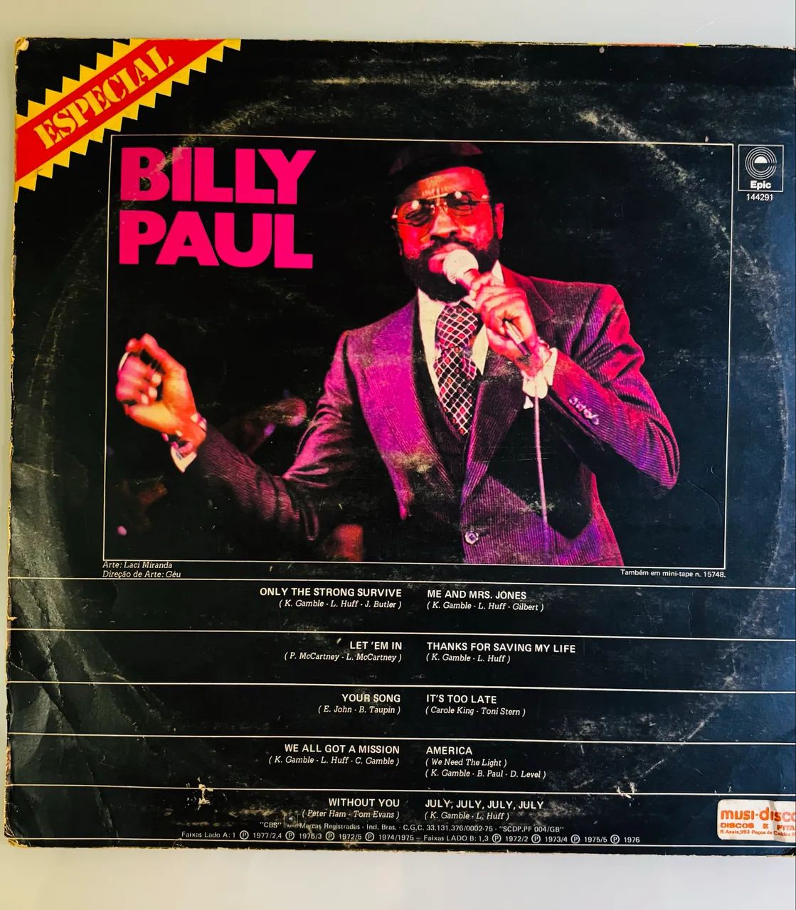 Disco de Vinil Billy Paul  - Foto 2