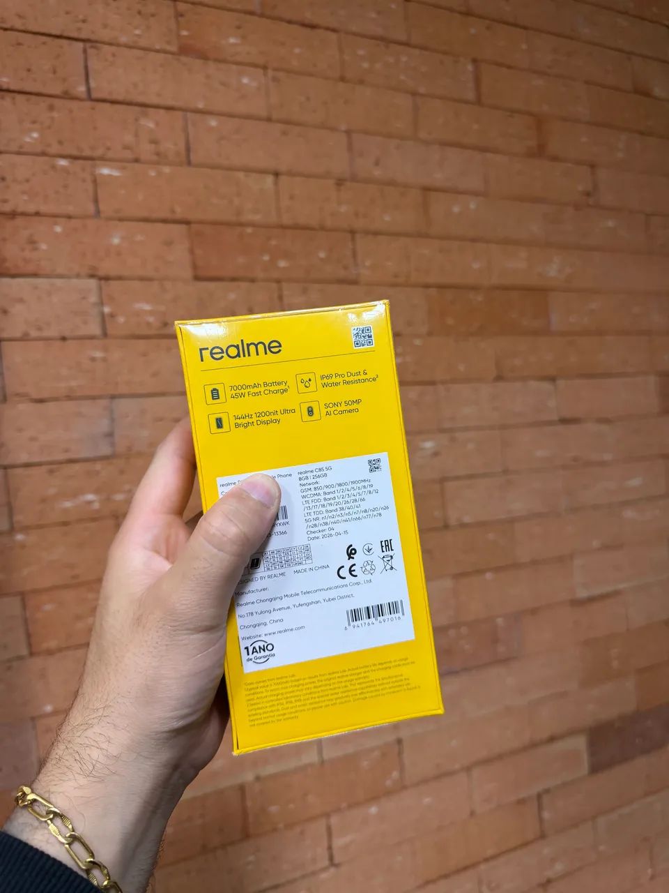 Celular  Realme C85 5G  256GB  - NOVO - Foto 2