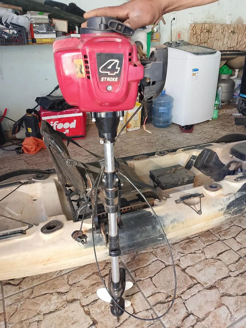 Vendo caiaque barracuda com motor - Foto 2