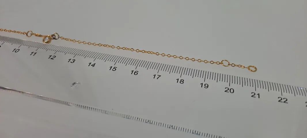 Pulseira Rommanel original infinito com zircônia - ouro 18K - Foto 4