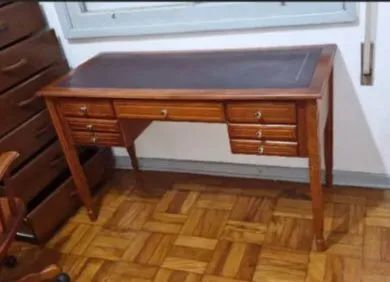 Mesa e Cadeira Imponente Madeira Maciça  - Foto 4