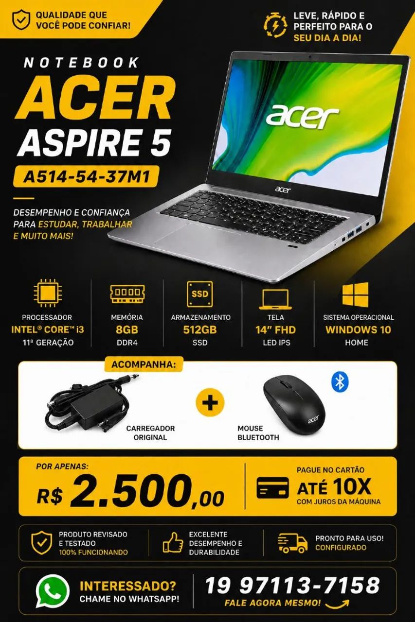 Notebook Acer Aspire 5