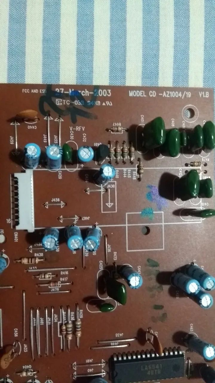 PLACA CD PHILIPS AZ 1004/78 - FUNCIONANDO - Foto 5