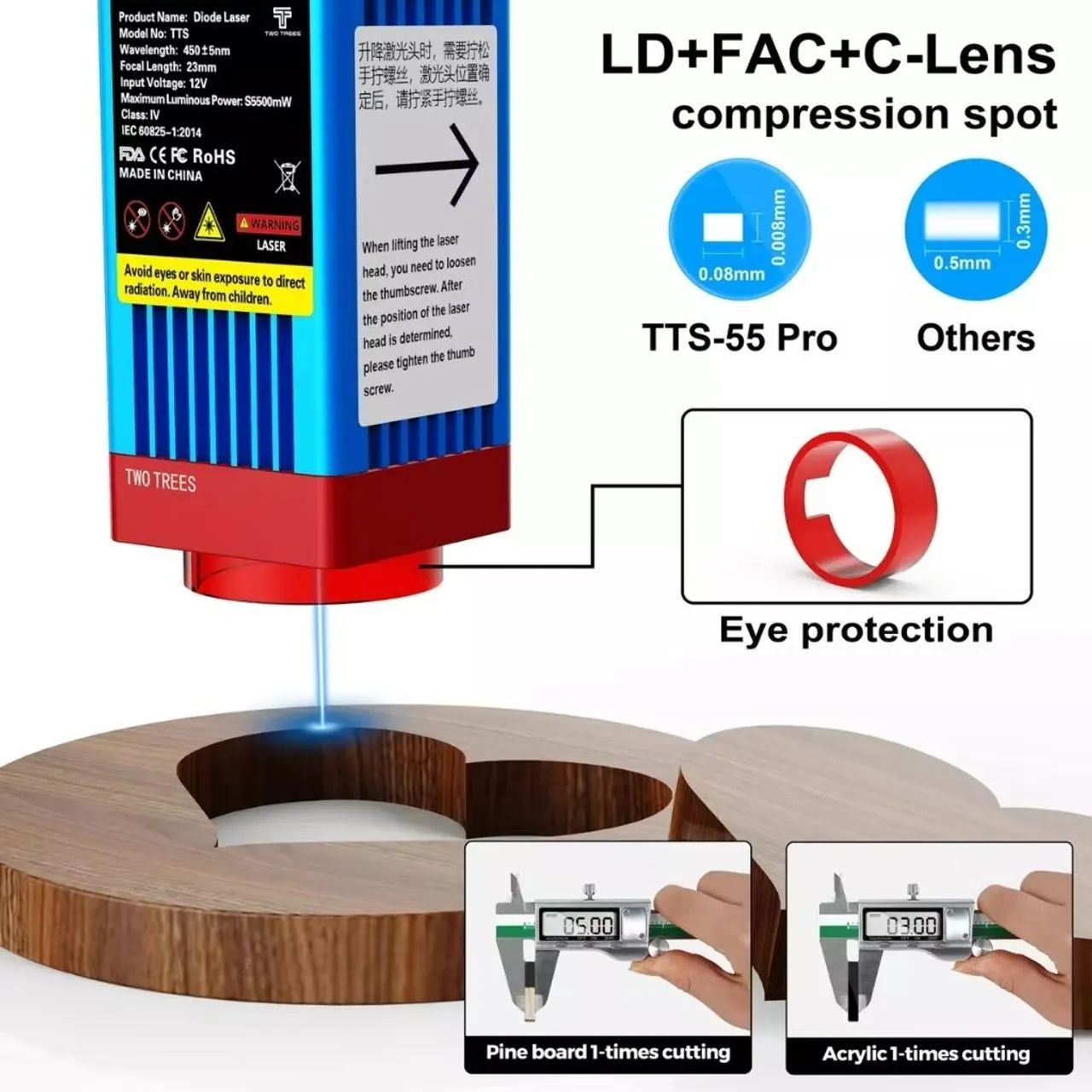 Gravador e Corte à Laser TTS-55 PRO - Foto 4