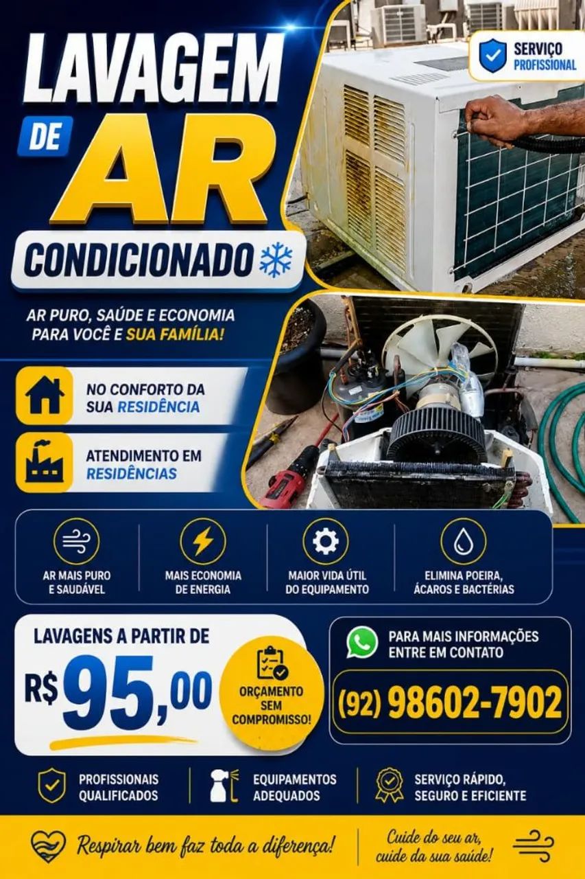 Lavagem De Ar condicionado 