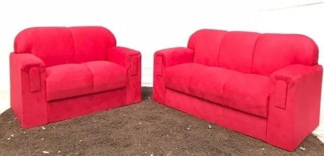 !!! ENTREGA GRATIS !!! Conj Estofado Xaropinho 2x3 Lugares - Foto 3