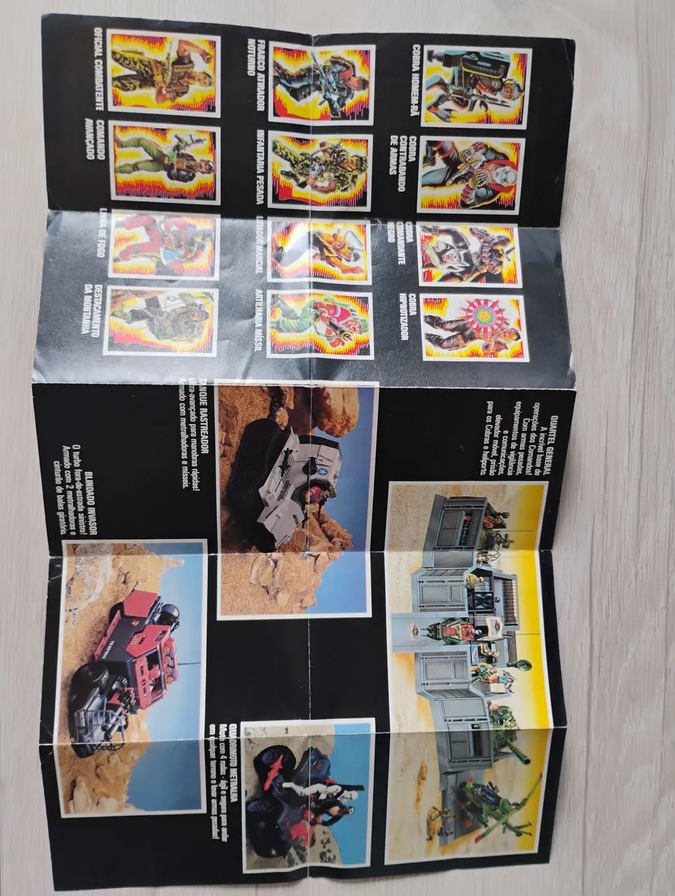 LOTE COM 02 FOLDERS COMANDOS EM AÇÃO ANOS 80  - Foto 3