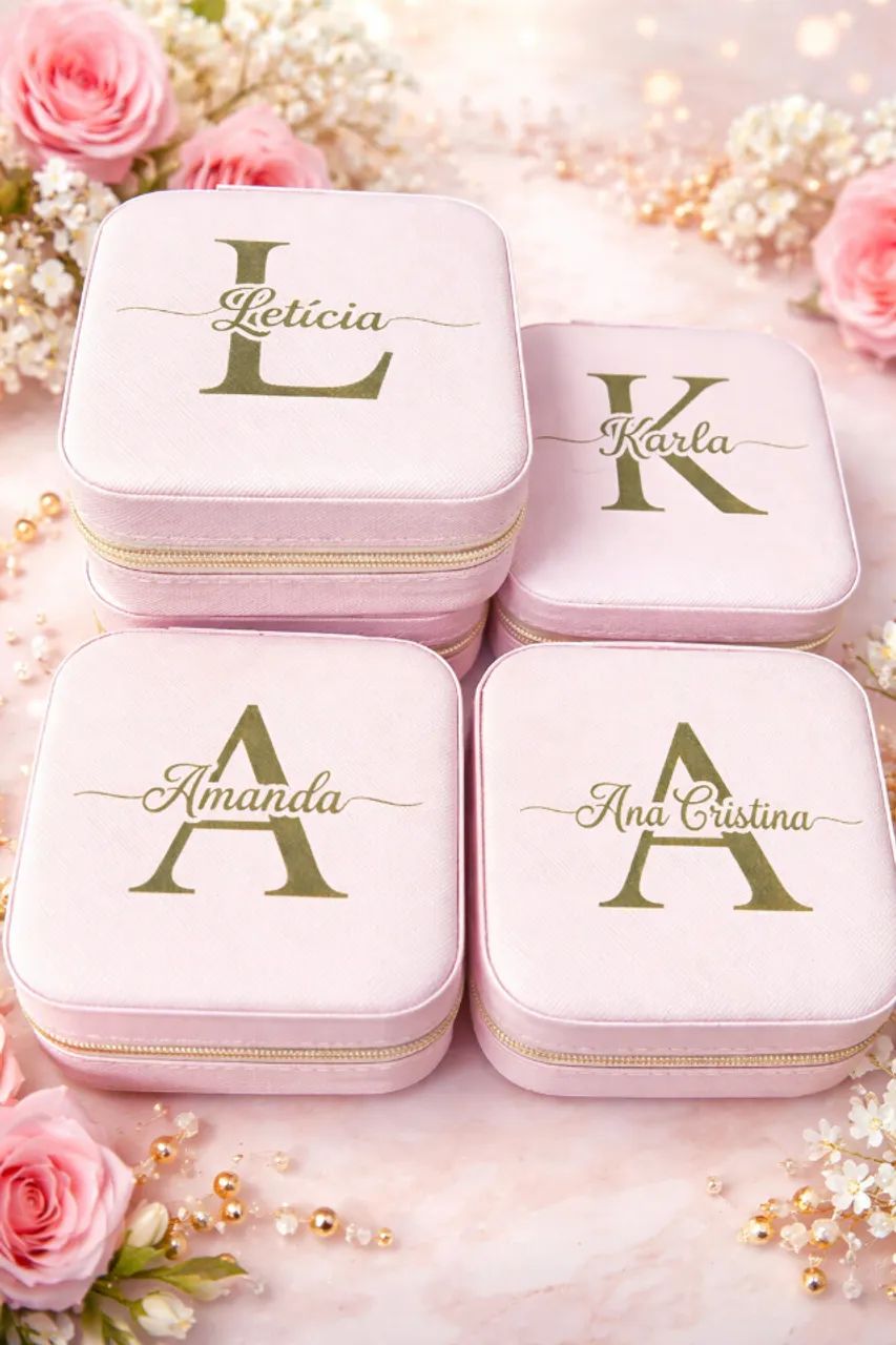 Porta Joias Personalizado com Nome - Presente Perfeito! - Foto 5