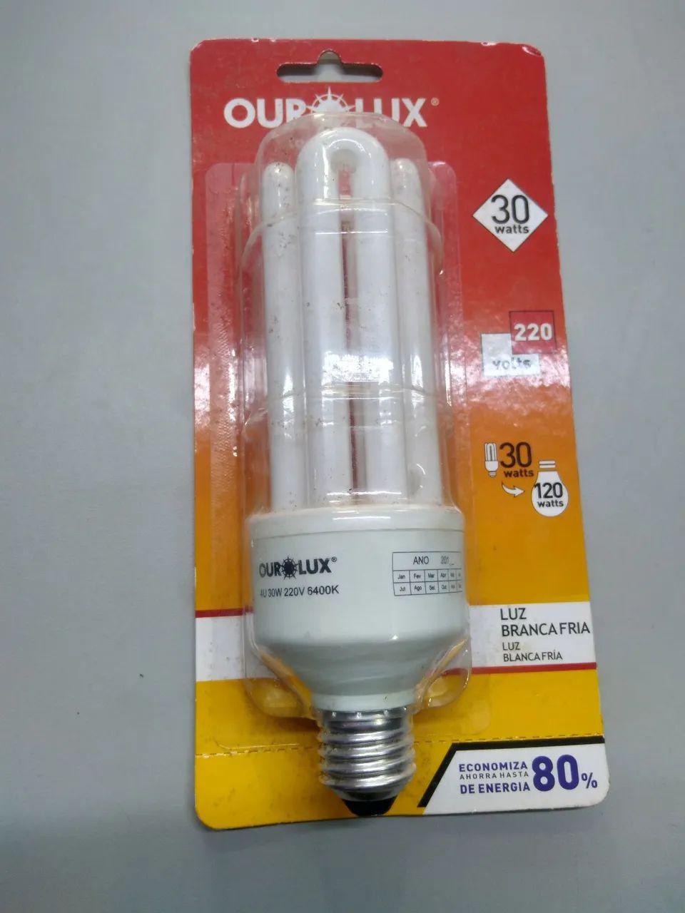 Lâmpada compacta 30watts 220v - Ourolux