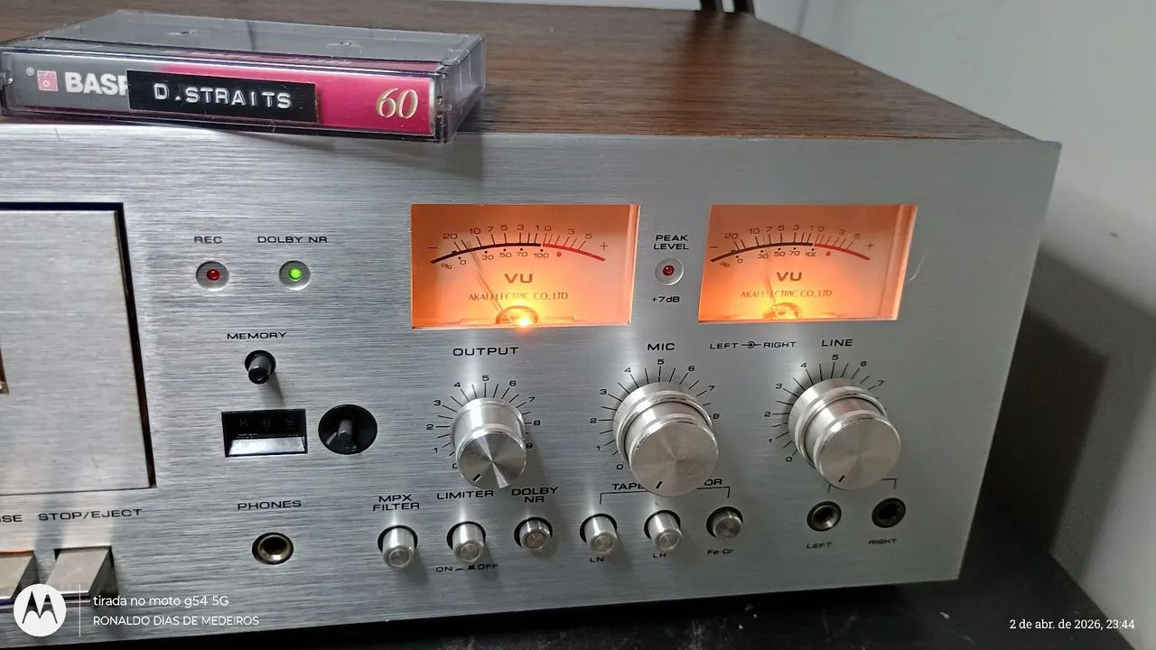Tape Deack cs707d Akai 