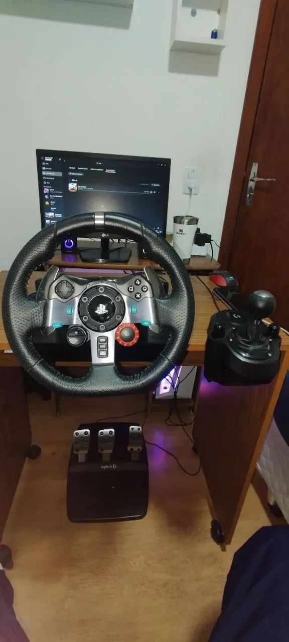 Volante Logitech G29 Completo + Câmbio e Pedais - Foto 2