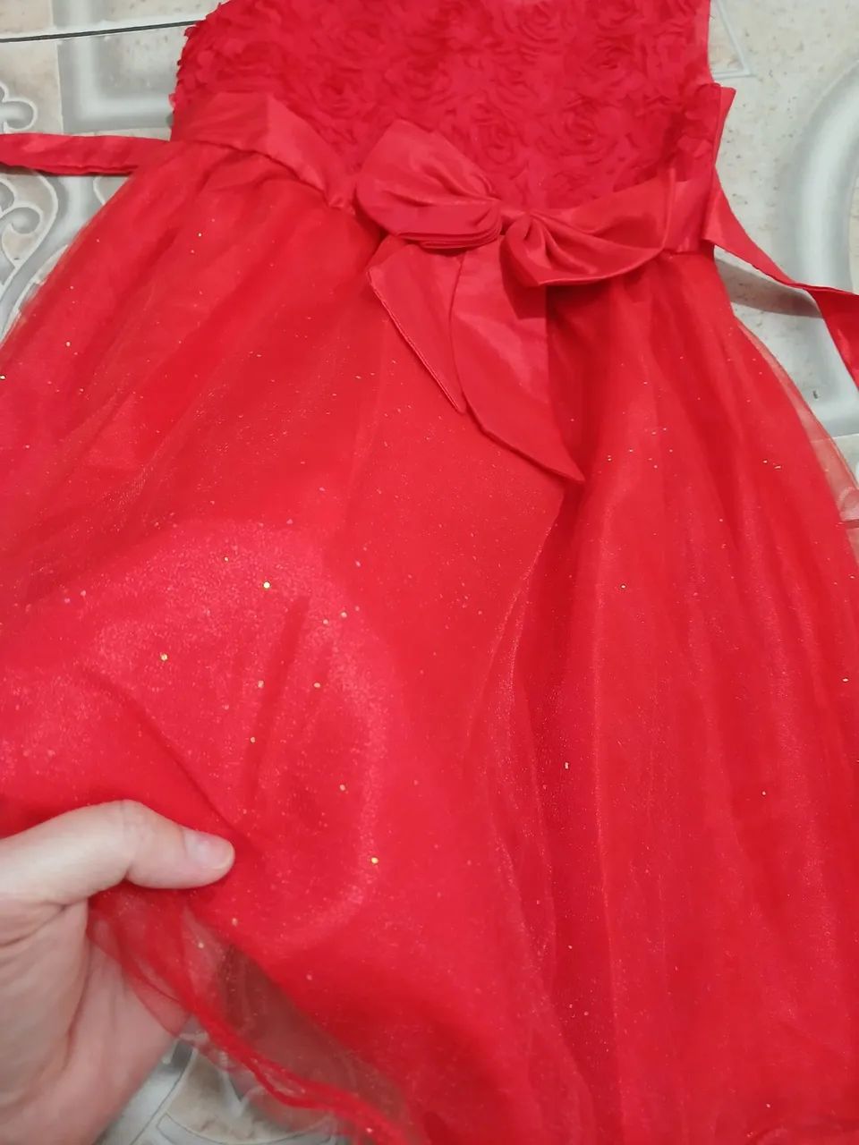 Vestido infantil usado pouquíssimas vezes, excelente estado de conservação  - Foto 2
