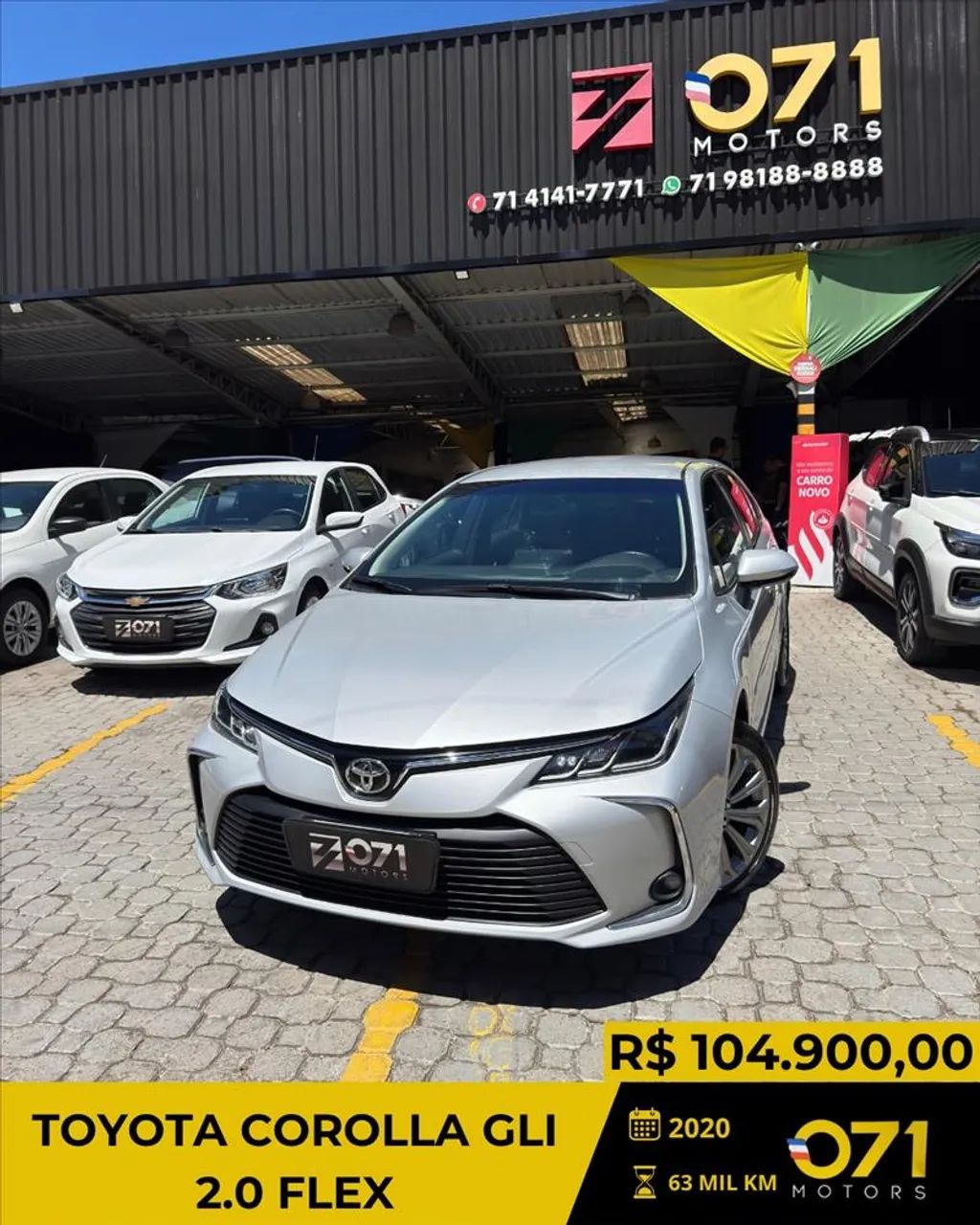 Toyota Corolla GLI 2.0 16V FLEX AUT. 2020