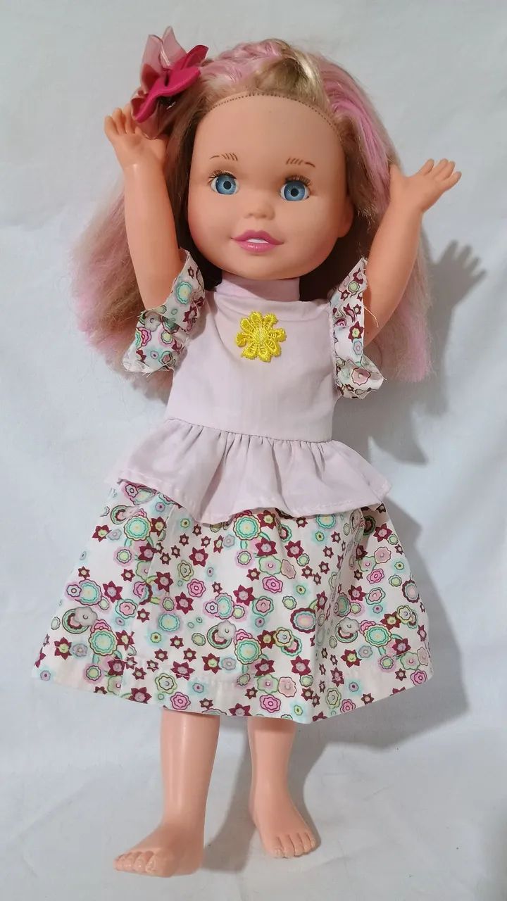 Boneca antiga LICA da  marca estrela 42 cm altura, década de 80  - Foto 3