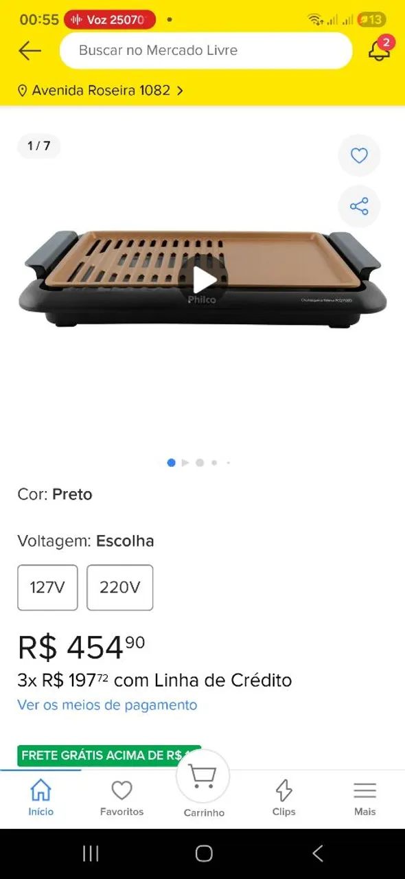 VENDO CHURRASQUEIRA PHILCO ANTIADERENTE  - Foto 3