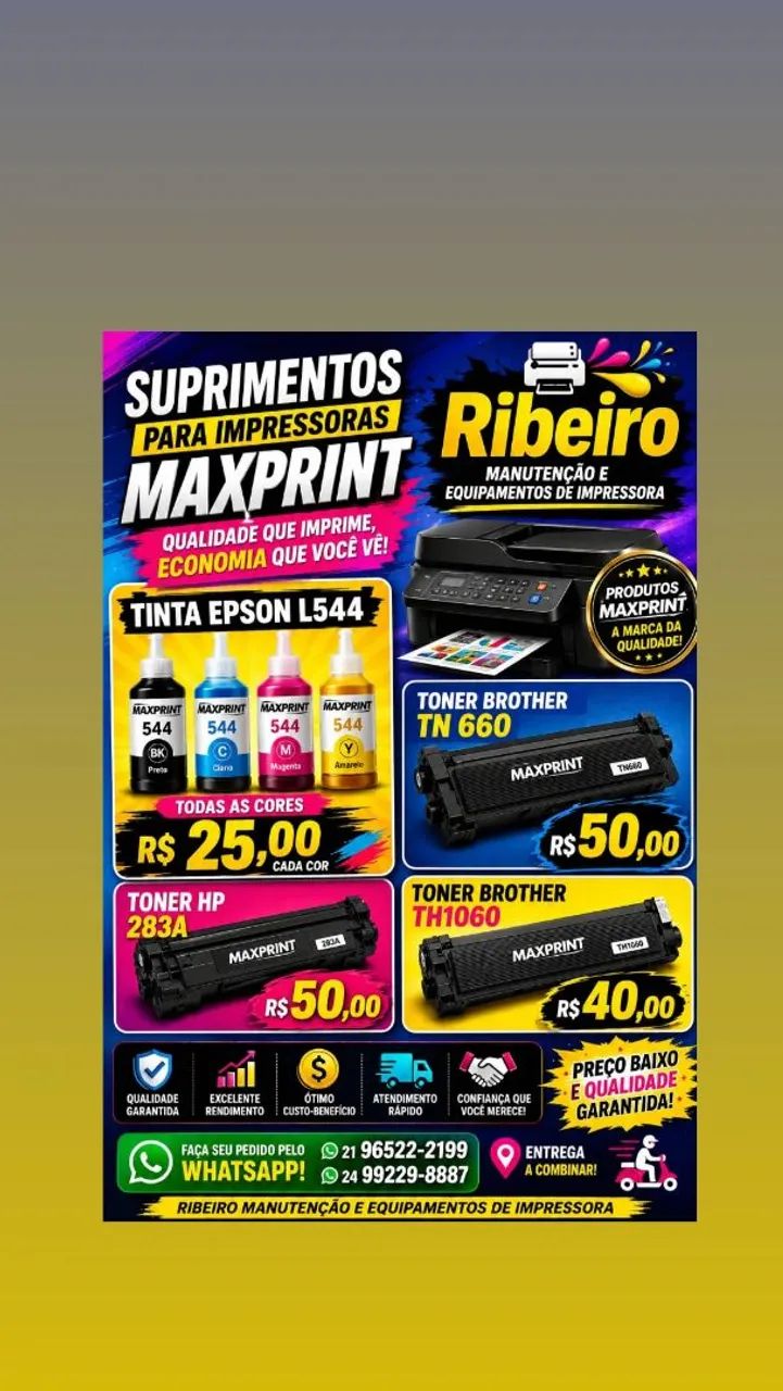 Manutenção e vendas de impressora e insumos  - Foto 2