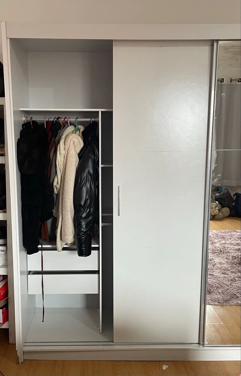 Guarda Roupa 3 portas de correr Branco.  - Foto 4