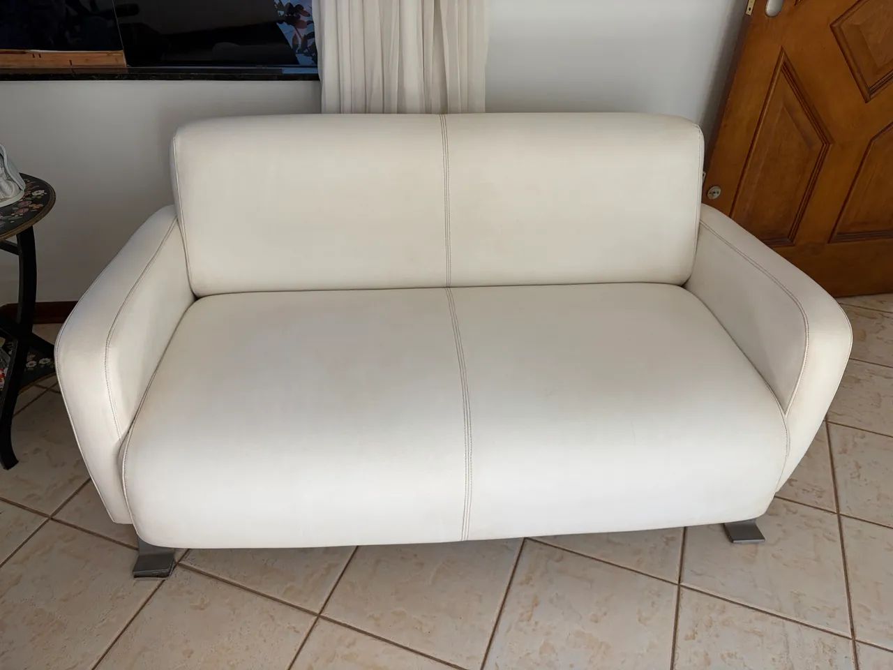 Conjunto de sofá Courino Branco 