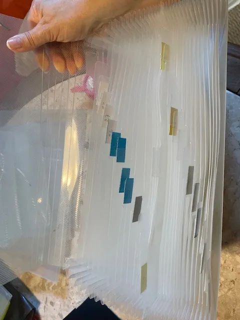 Pasta sanfonada de plástico transparente, 31 divisórias - Foto 2