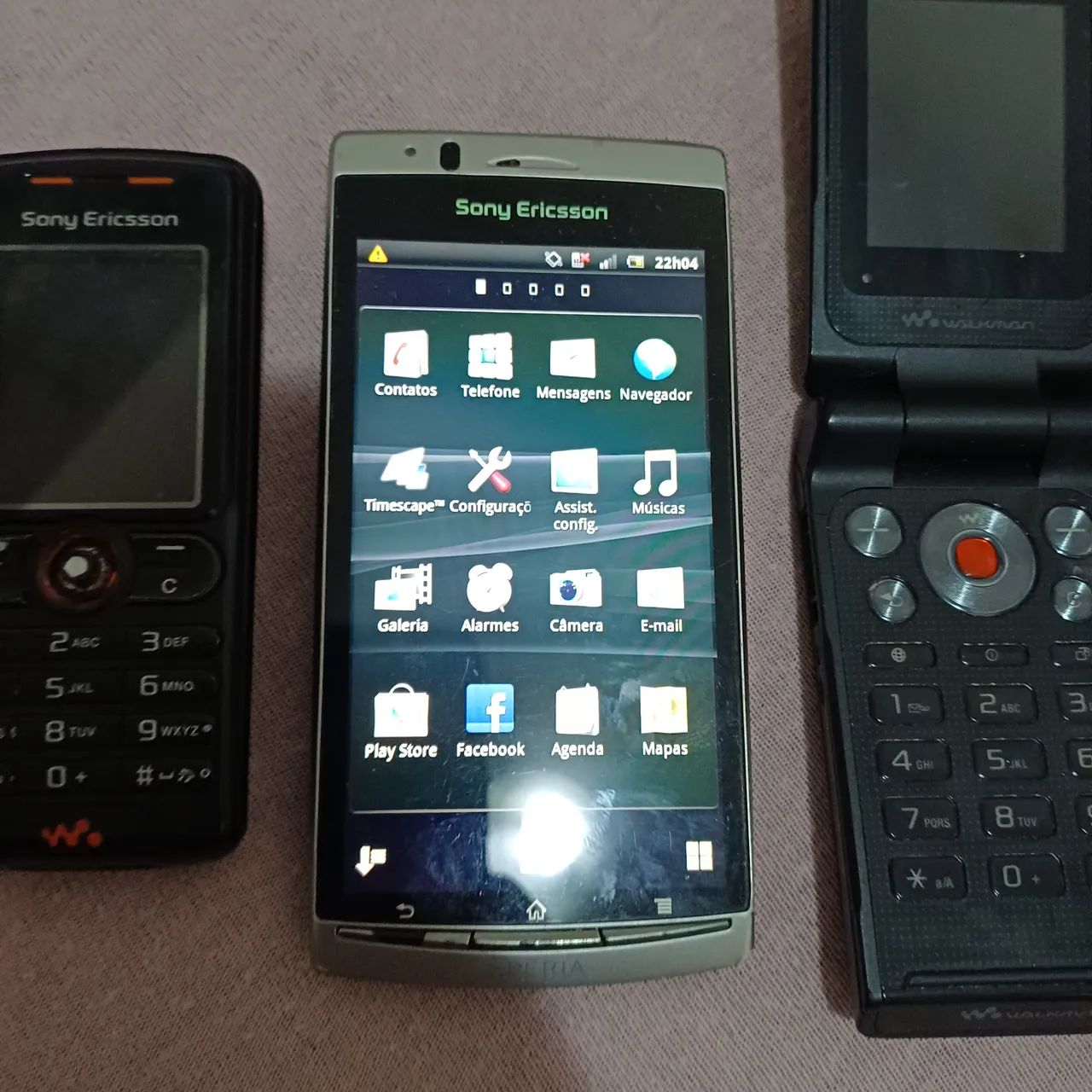 3 Celulares Sony Ericsson antigo  - Foto 2