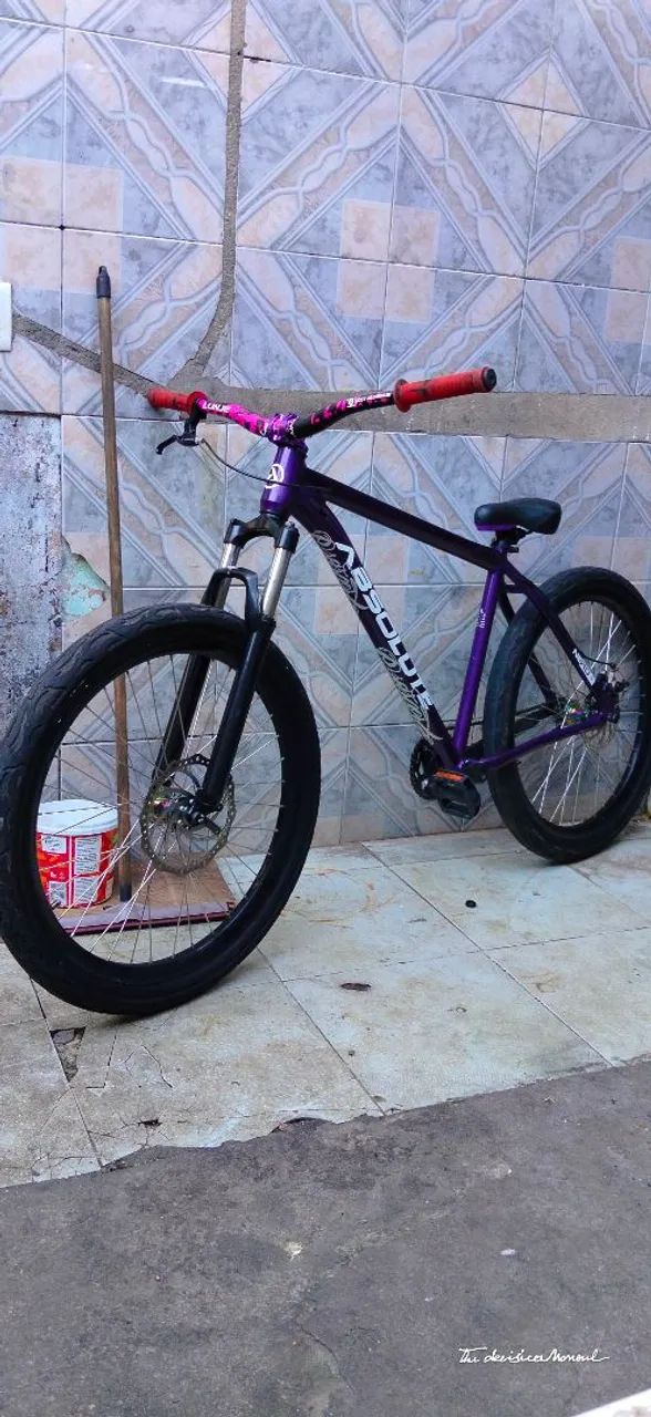 Bicicleta aro 29 Nero 5 roxa - Foto 3