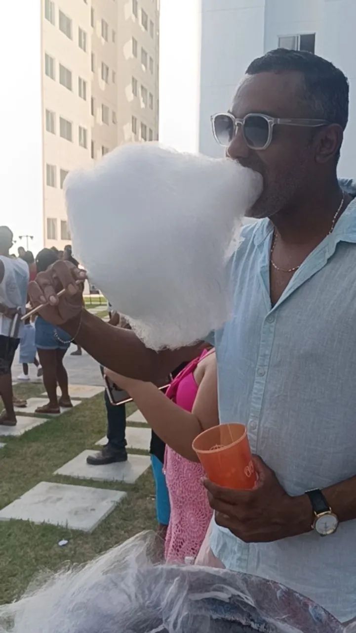 Barraca de algodão doce palito sem ponta + pipoca ? - Foto 2