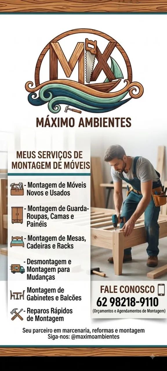 Montagem é manutenção de móveis *