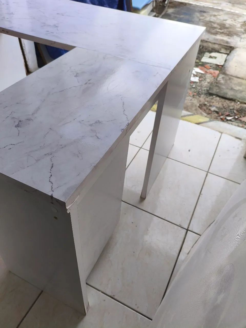 Mesa de escritório L - Foto 5