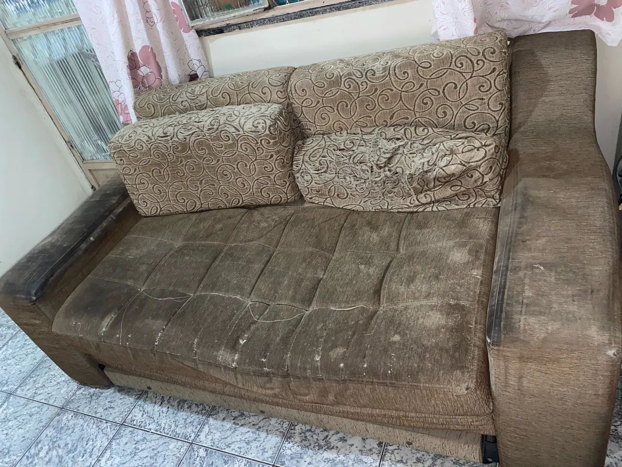 Vendo sofá-cama usado - Foto 2