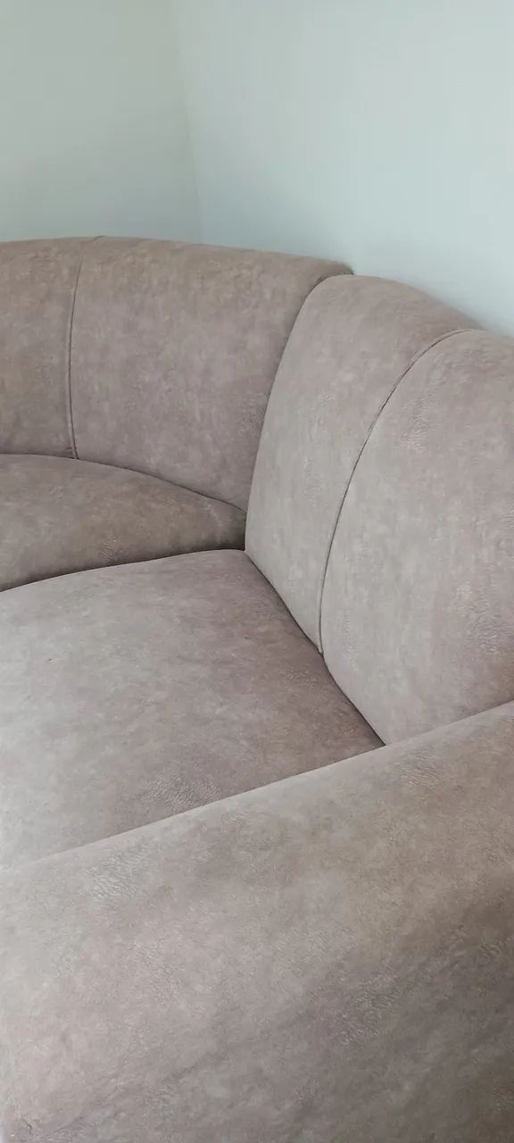 Sofá de canto modulado, 5 lugares em estado de novo  - Foto 2
