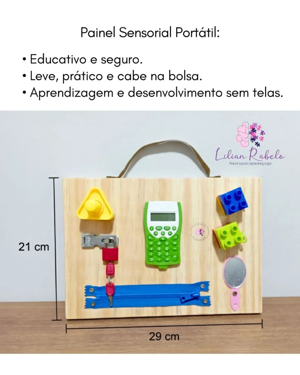 Painel Sensorial Montessori 