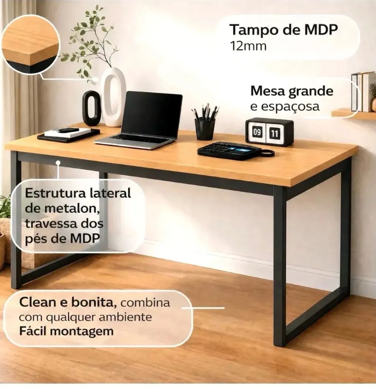 Mesa escritório  - Foto 2