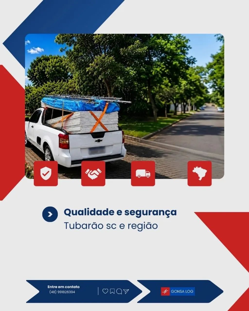 Fretes rápidos e seguros