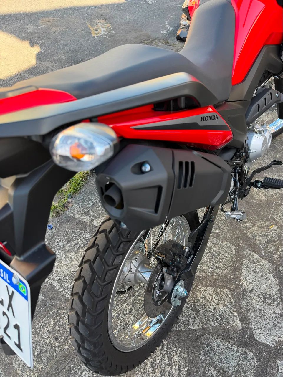 Bros 160 vermelha, extra de vdd