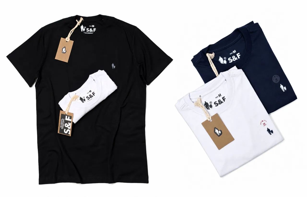 ATACADO Camisetas Sheepfyeld Originais 100% algodão  - Foto 4