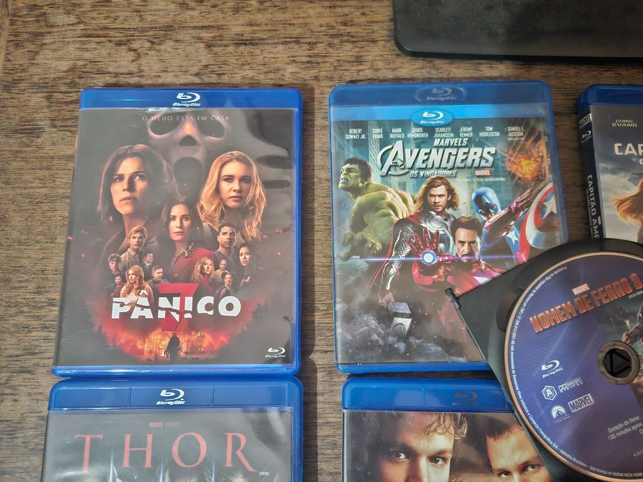 Lote Coleção 8 Filmes Em Blu-ray Marvel Studios Pânico 5 E Edição 3D - Foto 2