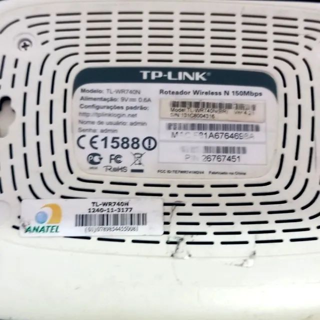 Roteador TP-Link TL-WR740N + Fonte | Funcionando Perfeito - Foto 3