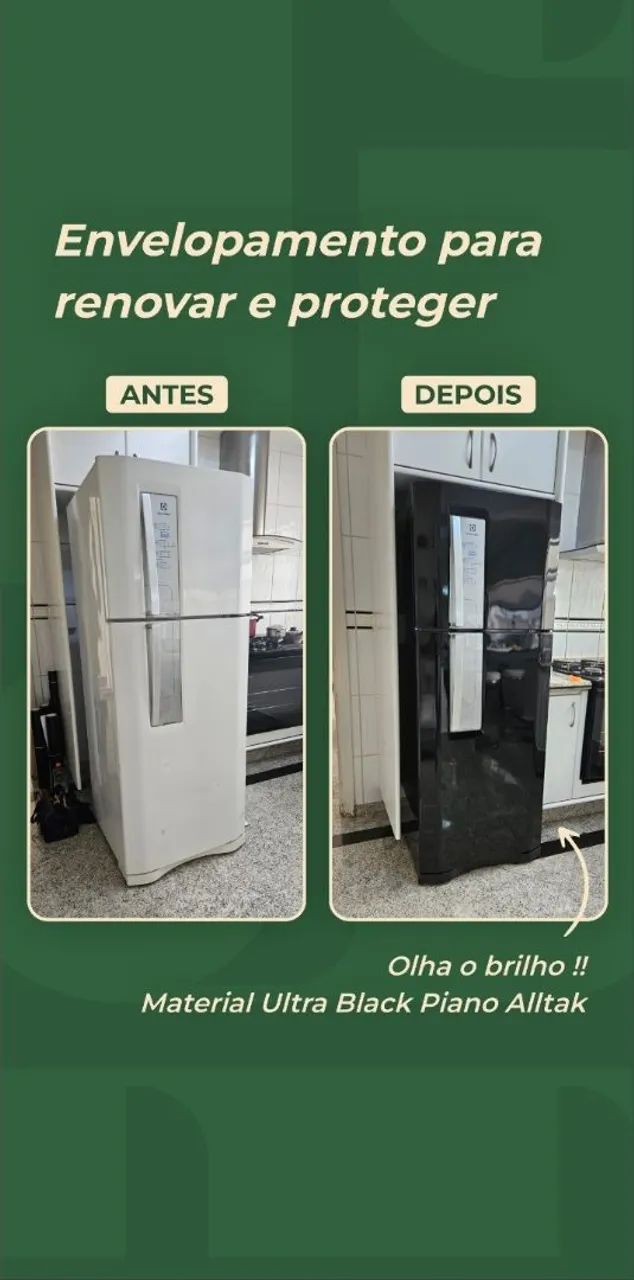 Envelopamento de geladeira