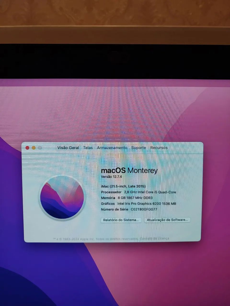 iMac Apple 21,5