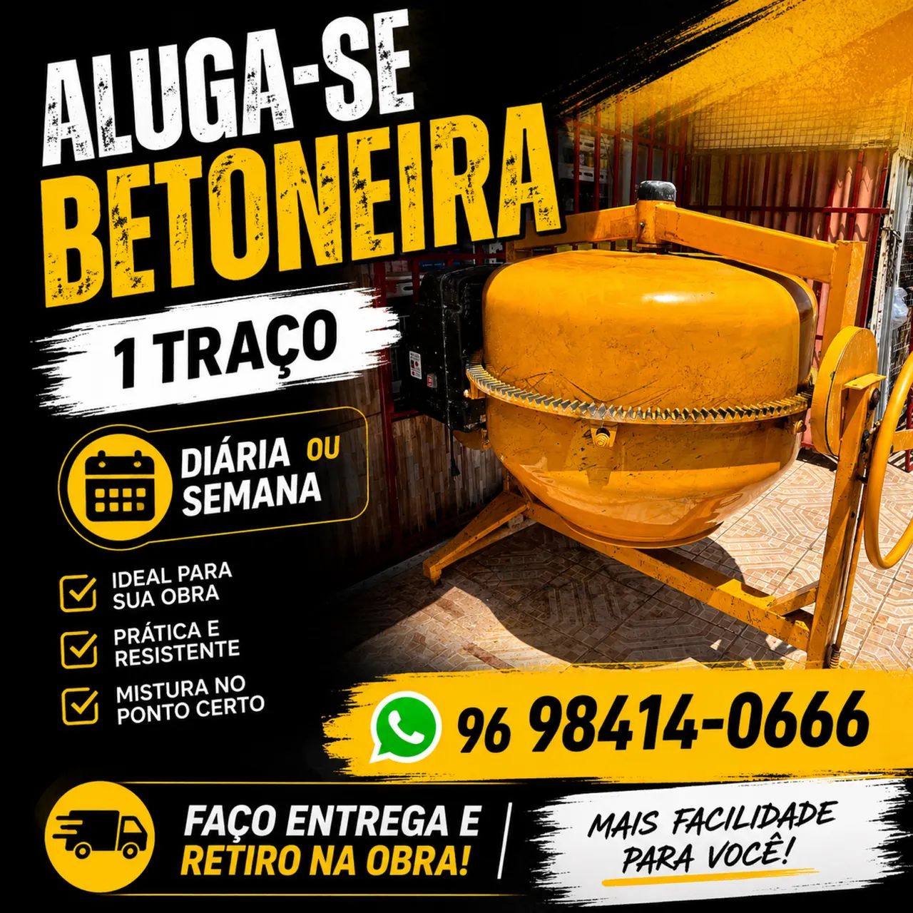 Alugasse betoneira Macapá  - Foto 5