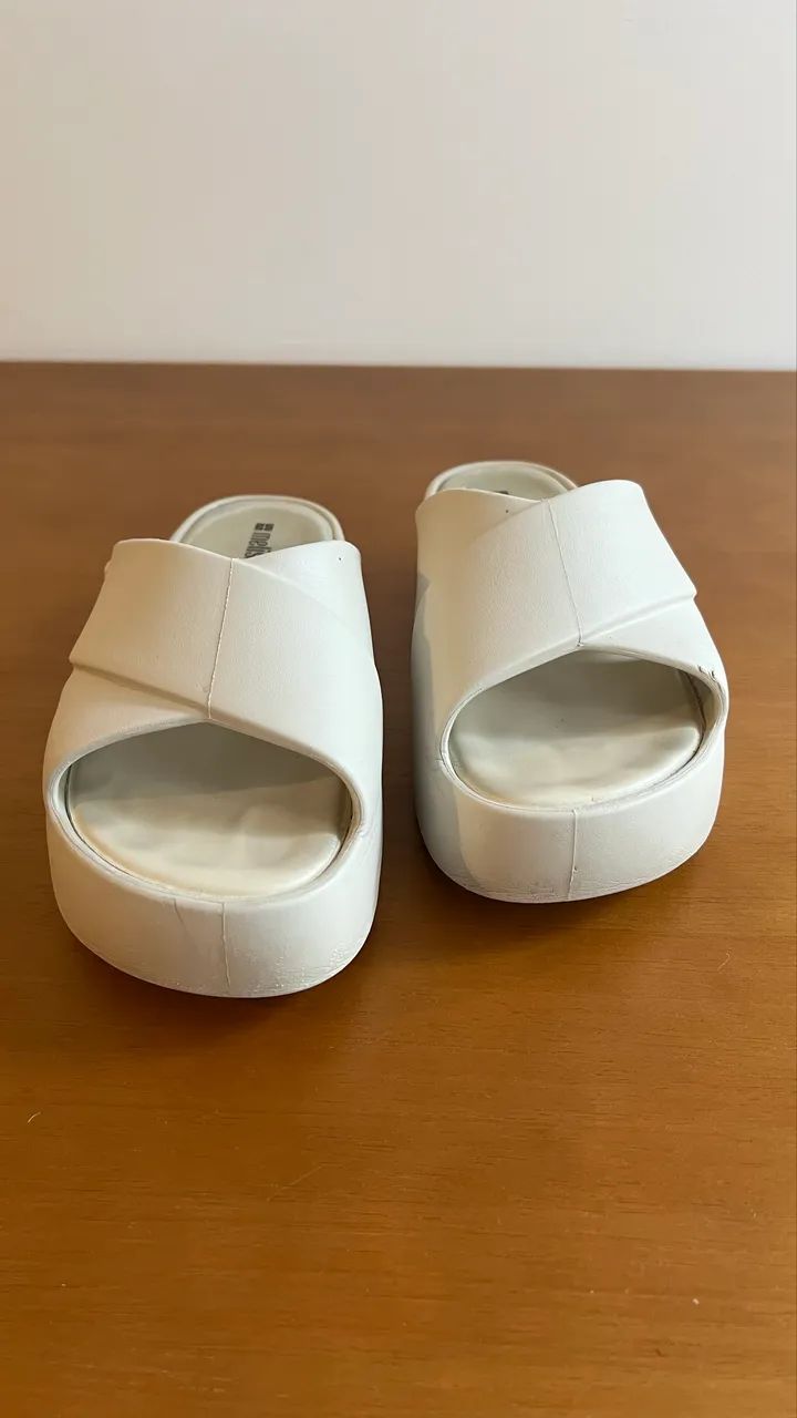 Melissa Plataforma Branca - Tamanho 38 - Foto 2