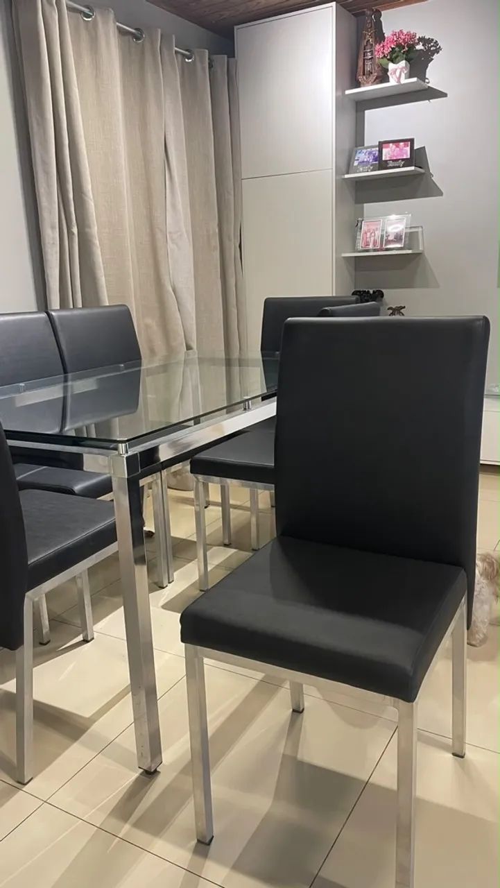 Vendo conjunto de mesa de 6 lugares - Foto 5
