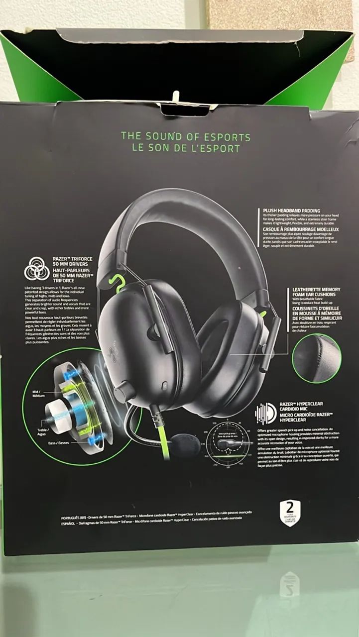 VENDO HEADSET RAZER BLACKSHARK V2 X - ORIGINAL - Foto 4