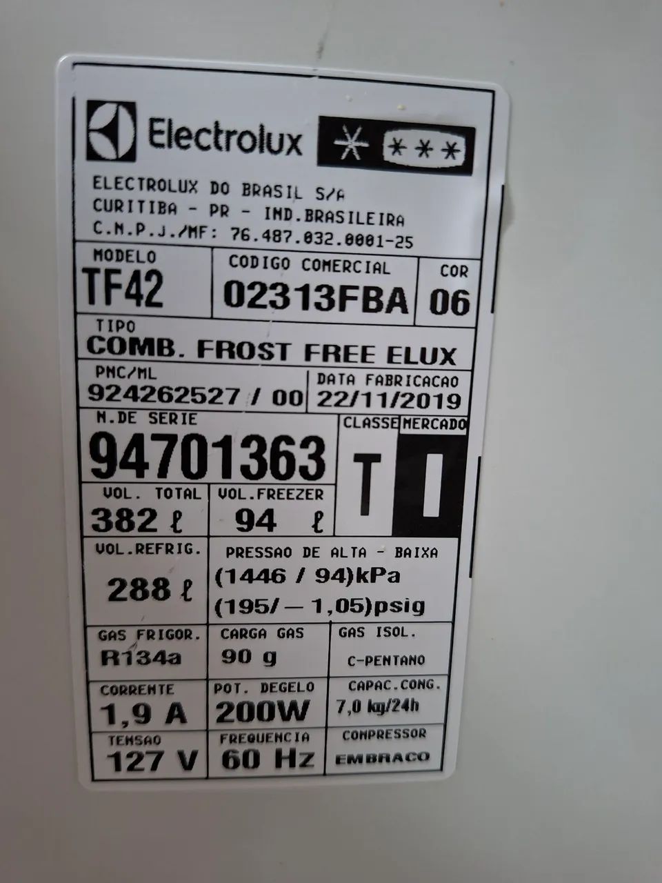 GELADEIRA ELECTROLUX (USADO) - Foto 5