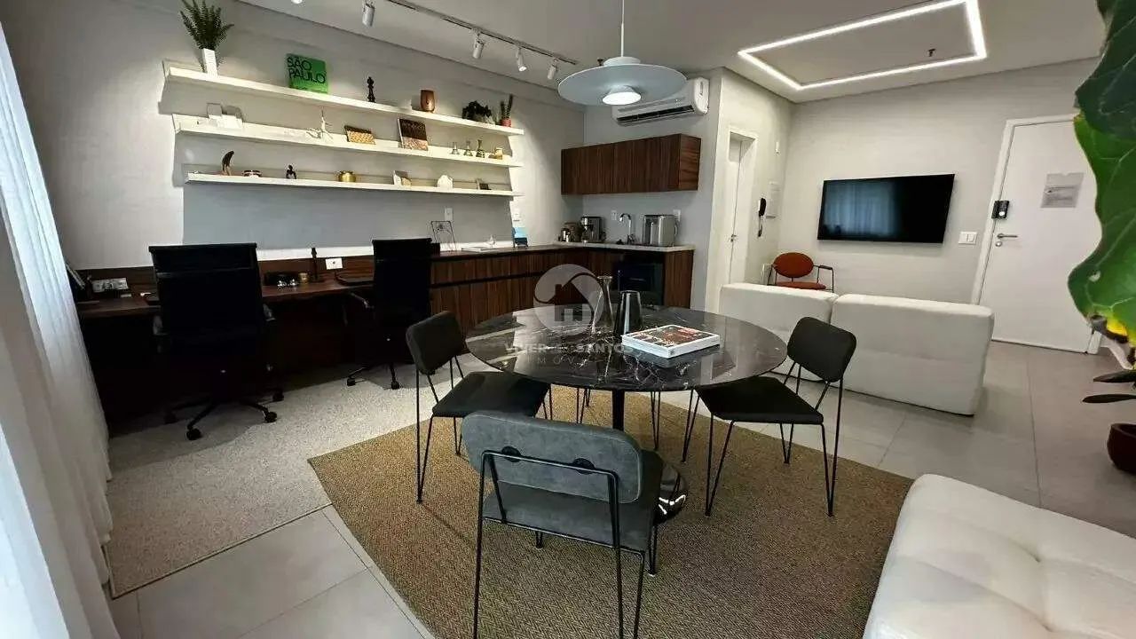 Sala comercial mobiliada com 43 m² e vaga na Vila Mathias  Santos - Foto 2