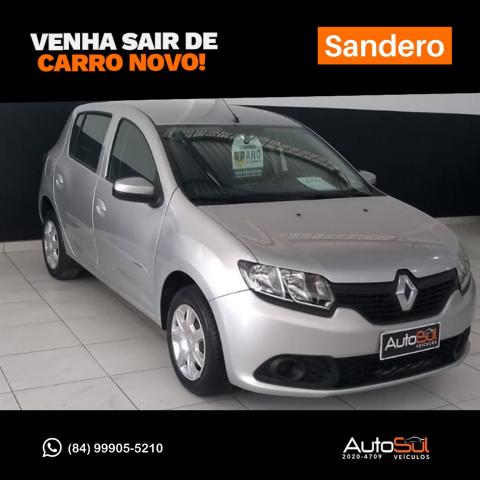RENAULT SANDERO 2015/2016 1.0 AUTHENTIQUE 16V FLEX 4P MANUAL