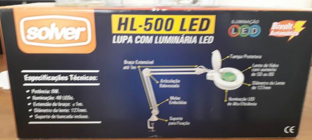 Lupa cim luz de led